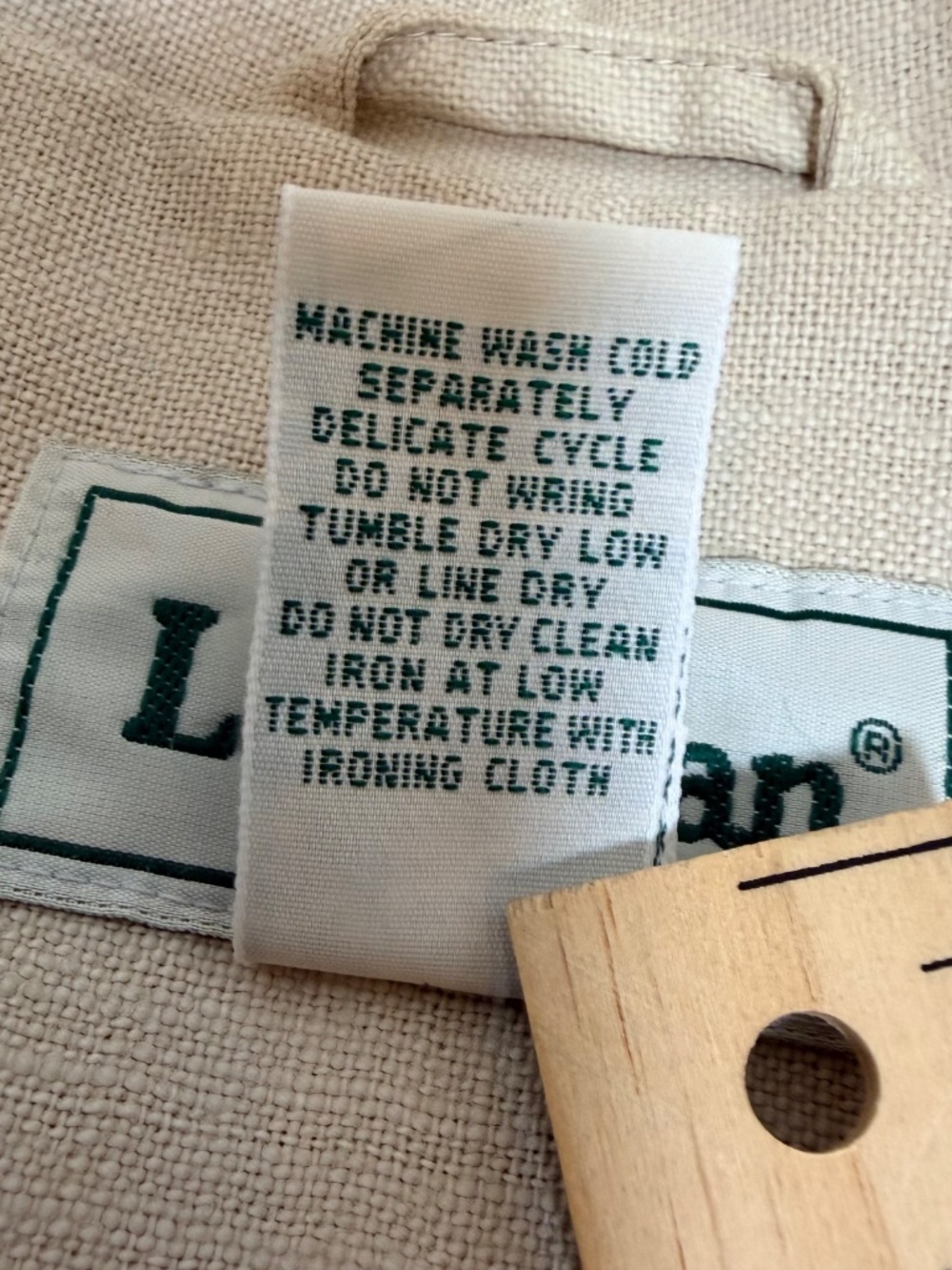 Vintage LLBean Linen Work Jacket Classic Lightly Insulated Workwear Outdoor Wear - Picture 7 of 11